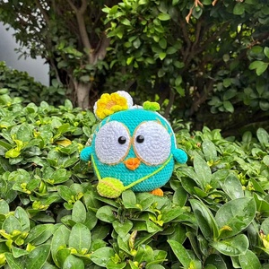 Commercio all'ingrosso nuovo creativo personalizzato carino tessuto a mano sacchetto di pollo portachiavi Joker uncinetto personalizzato esplosioni per soprammobili - Product Image 2