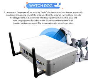 2intel I211 Gigabit RJ45 LAN Mini PC Watchdog Dual COM 1 GPIO Computer Desktop silenzio industriale minuscolo PC SIM Card - Product Image 6