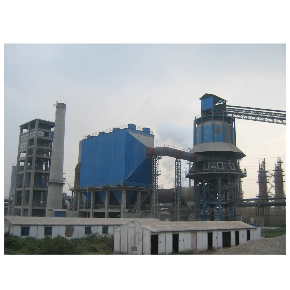 Mini planta de producción de cemento de calcinación, línea de producción rápida de cal activa