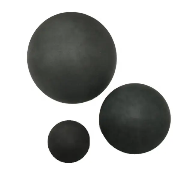 Bolas de goma sólidas de molde personalizado duradero de alto rendimiento bola de goma sin costuras con varios colores y tamaños