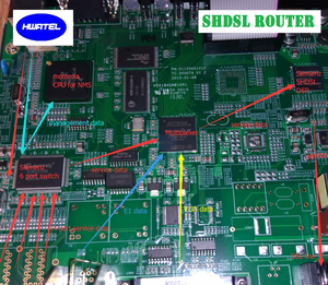 HWATEL Raw Taiwan All Brand <strong>Modem</strong> Factory 4 Wire 2 Pair g Shdsl Router <strong>Modem</strong> with 4 Port Ethernet 11M Bps - Product Image 3