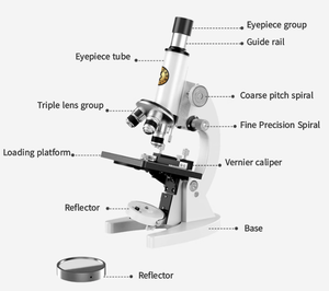 科学实验室用高清晰度台式手持式小学生显微镜LED光源 - Product Image 6