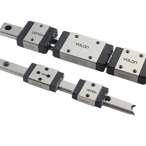 Riel de guía lineal en miniatura MGN579120 de alta precisión con deslizador Nueva condición Componentes de PLC de núcleo de salida de fábrica - Product Image 1