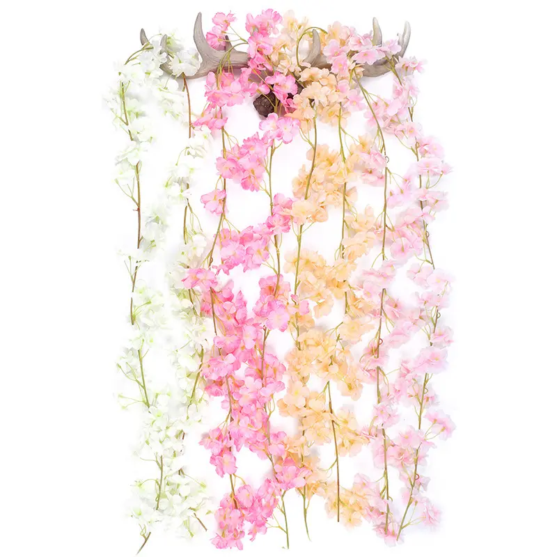 زهور صناعية مصنوعة من خشب الراتان, زهور بطول 180 سنتيمتر لتزيين السقف الداخلي