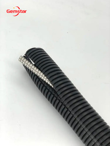 <strong>Two</strong>-Layer Double Split PVC/PE/PA Corrugated <strong>Flexible</strong> Electrical <strong>Conduit</strong> Easy Assembly for Wind Power Durable PP Material