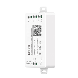 SP801E WiFi Art-Net SPI LED คอนโทรลเลอร์สำหรับ WS2812B SK6812 UCS1903 TM1804พิกเซล LED Strip และ Matrix - Product Image 1