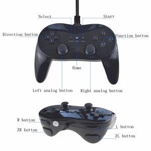 คลาสสิกแบบมีสายควบคุมเกมสำหรับ Nintend Wiies จอยสติ๊กที่สอง Gen Gamepad สำหรับ Wiies ควบคุม - Product Image 6