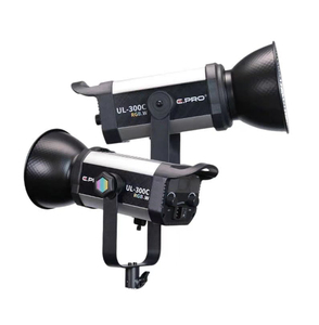 <strong>E</strong>.PRO UL-300C <strong>RGB</strong> BI-COLOR Muti- Function <strong>LED</strong> COB Light With 300W Power for Studio &amp; Video Content Creators