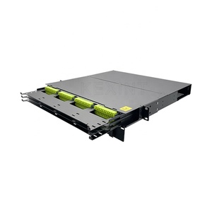 KEXINT-centro de datos de gran tamaño para habitación de ordenador, marco de distribución de fibra, 1U MPO MTP 144 Core OM5 ODF - Product Image 2