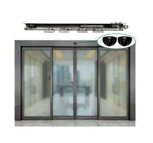 APP Control Easy Installation Glass Sliding Entrance Door Motor <strong>Operator</strong> Chain Type Automatic Sliding Door <strong>System</strong> With Sensor - Product Image 5
