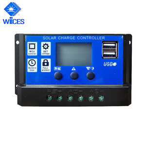 12V /24V/10A Controlador Solar manual PWM controlador de carga solar controlador del sistema solar - Product Image 6