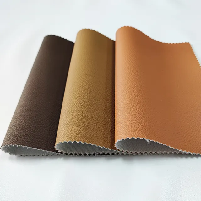 Kulit PVC sintetis kulit untuk Sofa, gaya Vintage kasual Modern elastis lembut mobil