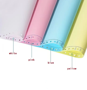 Embalaje personalizado OEM CFB CF CB NCR papel 1 capa 2 capas 3 capas 4 capas ordenador forma de impresión continua papel sin carbón - Product Image 2