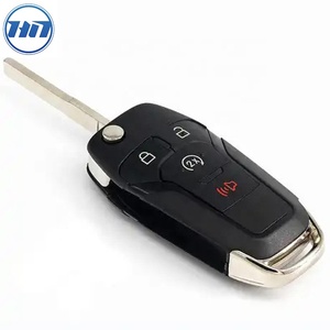 F150 F250 F350 F450 F550 4 Buttons Remote <strong>Key</strong> Fob Case for Flip Replacement Shell FCCID N5F-A08TDA - Product Image 4