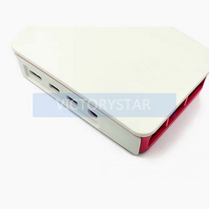 Compatible with <strong>Raspberry</strong> <strong>Pi</strong> 4B 4th generation Btype shell red and whiteRaspberry <strong>Pi</strong> 4B 4th Generation B Type <strong>Case</strong> Red and White - Product Image 2