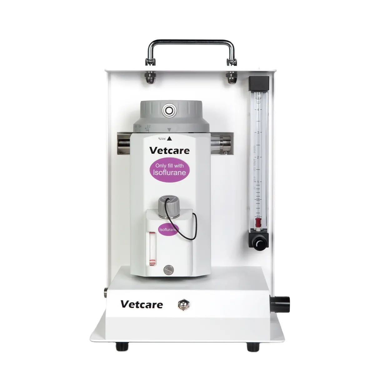 Máquina de anestesia con bolsa de depósito de dispositivo de suministro de gas para clínica veterinaria