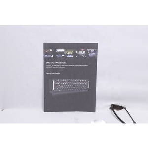 Mezclador Digital DL32, caja de escenario de 32 entradas y 16 salidas con 32 preamplificadores de micrófono, mezclador de consola de Audio para escenario musical