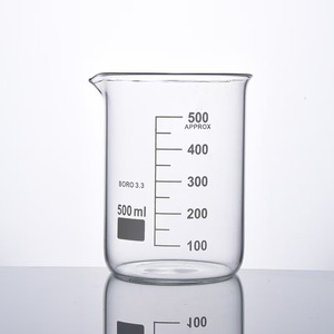 Wholesale 500ml High Borosilicate Glass Measuring Beaker Chemistry Lab Glassware Heat Resistant <strong>Cup</strong> - Product Image 2