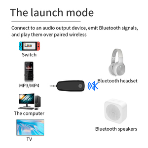 Receptor Bluetooth Transmisor Bluetooth 2 en 1 Adaptador Bluetooth 5,2 PC Convertidor de audio USB - Product Image 5