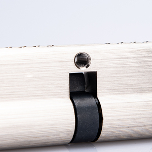 Cerradura de cilindro de puerta abierta doble inteligente a precio competitivo con llaves de ordenador 70mm Tamaño 60mm tipo de bloqueo de leva con acabado satinado - Product Image 3