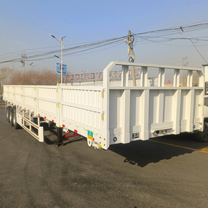 工厂价格半挂车3轴福娃轴平板拖车40英尺集装箱平板半挂车待售 - Product Image 2