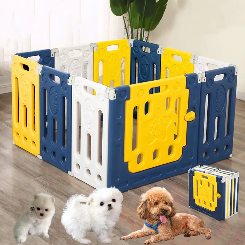 Складной домашний пластиковый забор для собак для маленьких и средних собак