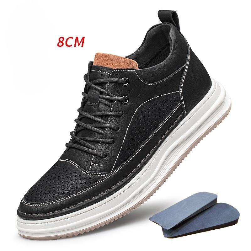 สีดำ เพิ่มความสูง 8 ซม.