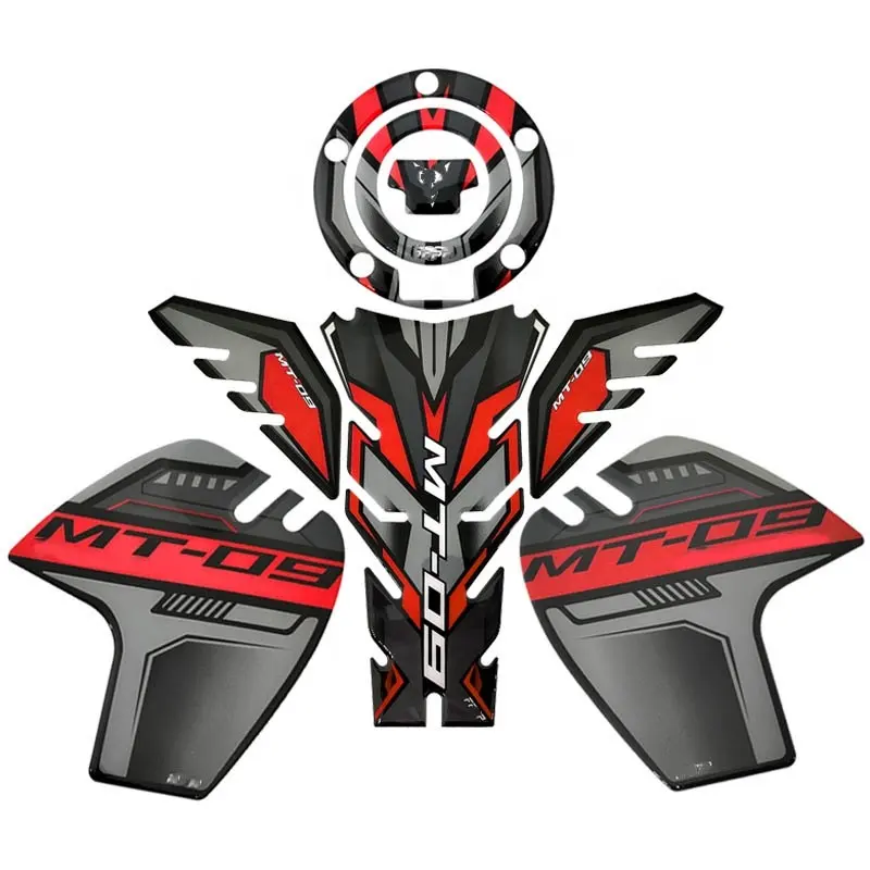 MT 09 motorcycles Fuel Tank Stickers Super Racing Special Motorcycle Body Side Non-Slip Anti-Scratch Decals for MT09