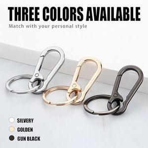 מפתחות קרביינרים אופנתיים קרביינס סגסוגת פליז מחזיק קליפ מותאם אישית המארגן הבית מפתחות גברים נשים