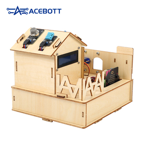 ACEBOTT STEM Education <strong>Humidity</strong> Detection <strong>Sensor</strong> Microbit V2 Wooden House ESP32 DIY for <strong>Arduino</strong> Robot Smart Home Kit Microbit - Product Image 3