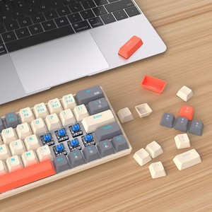 Nuevo lanzamiento portátil TKL Teclado mecánico 85% Hot Swappable Wired Gaming 61 teclas compatibles con computadora 3 teclas de color - Product Image 3