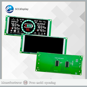 Benutzer definierte VA White Backlit Segment LCD-Anzeige Kontrast reiches klares Energie speicher netzteil Farbbild schirm Hochs ichtbare Module - Product Image 5