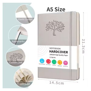 A5 A4 B5 Non datata, il College scolastico con griglia quadrata con fodera, usa la gratitudine con Logo personalizzato inciso sul taccuino - Product Image 5