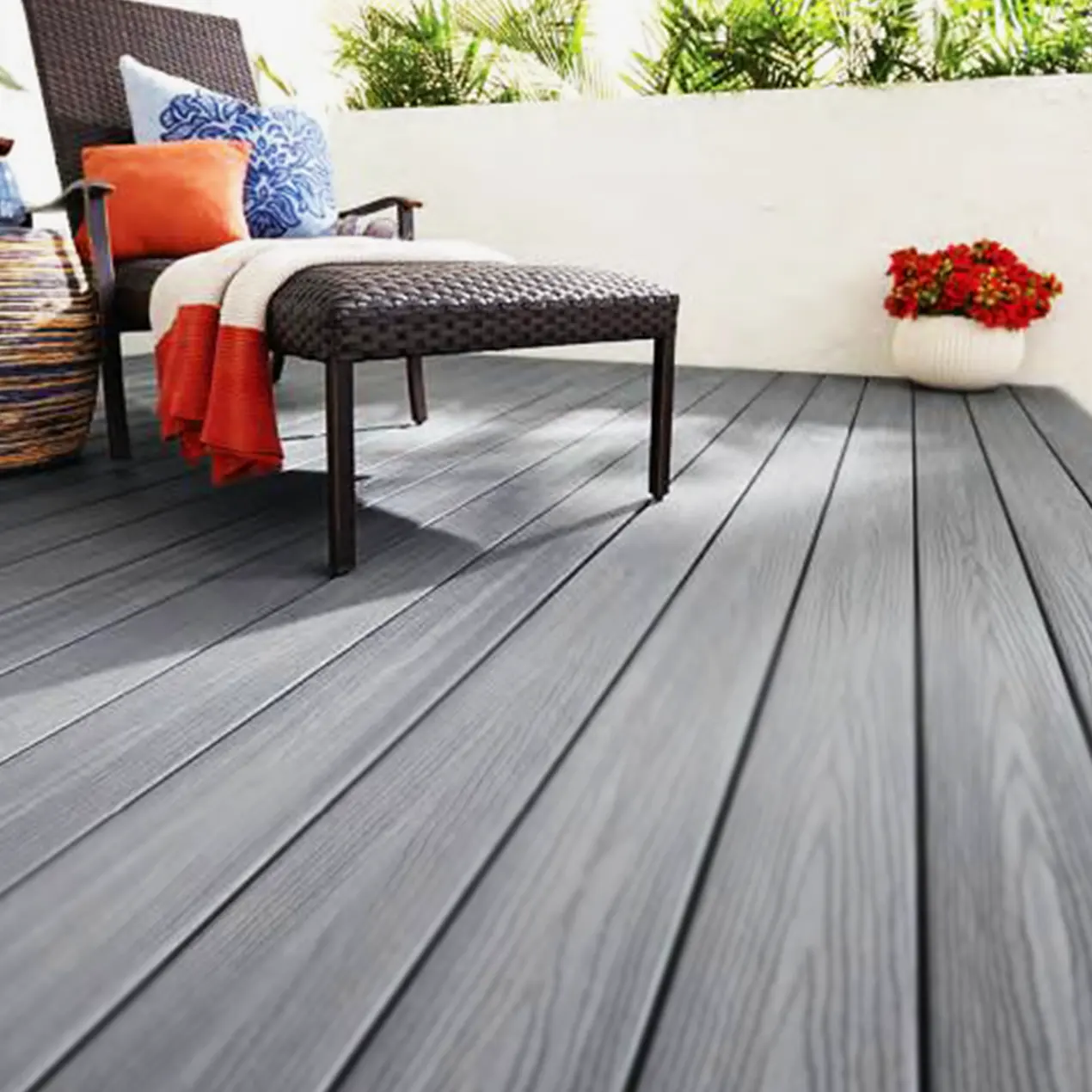 Fabricante tablón patio trasero antideslizante jardín al aire libre madera plástico antienvejecimiento laminado PVC espuma cubierta suelo