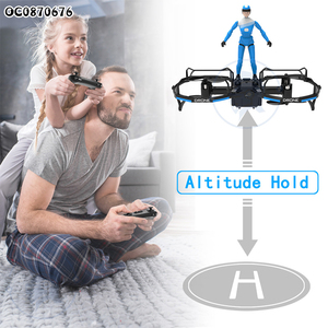 <strong>2in1</strong> 2.4G <strong>Remote</strong> Control Parachute Flying Toys Mini Rc Quadcopter Drone Kit - Product Image 4