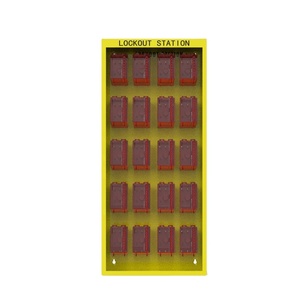 Izolasyon kilitlerinin depolanması için özelleştirilmiş 20 kutu emniyetli kilitlemeli asma kilit istasyon - Product Image 1