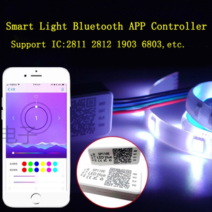 Беспроводной пиксельный Контроллер освещения WS2811 WS2812B диммер SK6812 RGB RGBW APA102 WS2801 Пиксельная Светодиодная лента Mini SP110E - Product Image 6