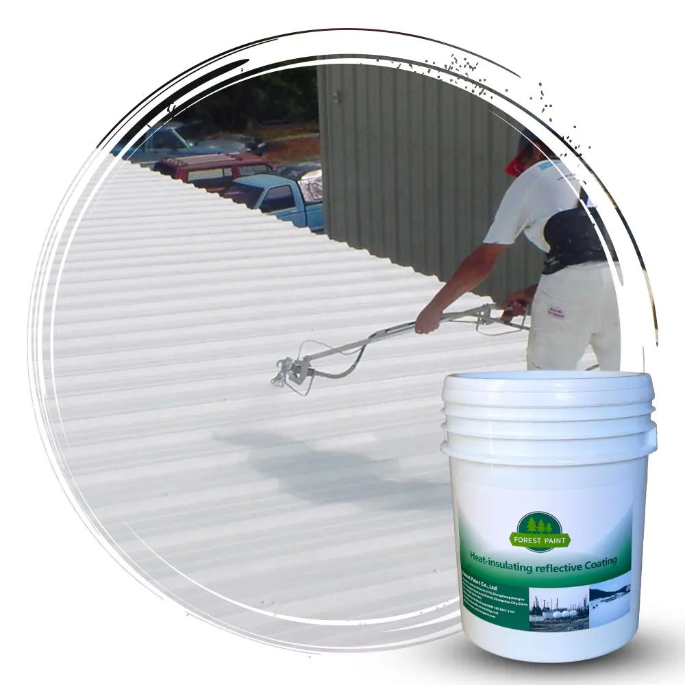 Spray da parete isolamento a base d'acqua materiale termico materiale da costruzione vernice di rivestimento premium di qualità acrilica per la casa anti uv