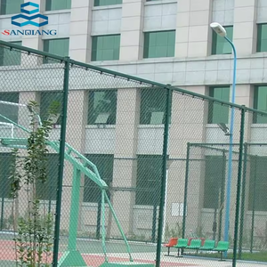 Yüksek kalite çin çit kullanılan futbol stadyumu koruyucu sınır parmaklıklı ağ satılık siklon zincir bağlantı çit - Product Image 4
