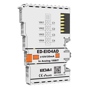 チップボードEthercatアナログ入力モジュールEd-eiobrg-ec Ed-eio4ad/4ada/4adv/8ada産業オートメーションDin 16ビットアナログ入力 - Product Image 3