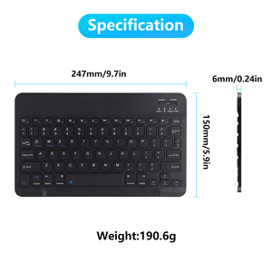 VGKE Smart Wireless RGB Backlit <strong>Keyboard</strong> USB Multi-System Compatible for New Arabic Version Laptop Tablet PC Smartphone &amp; iPad - Product Image 6