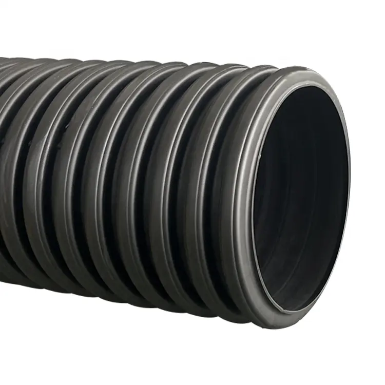Tubo corrugado negro de alta calidad HYDY Tubo de fuelle Tubos de plástico corrugado