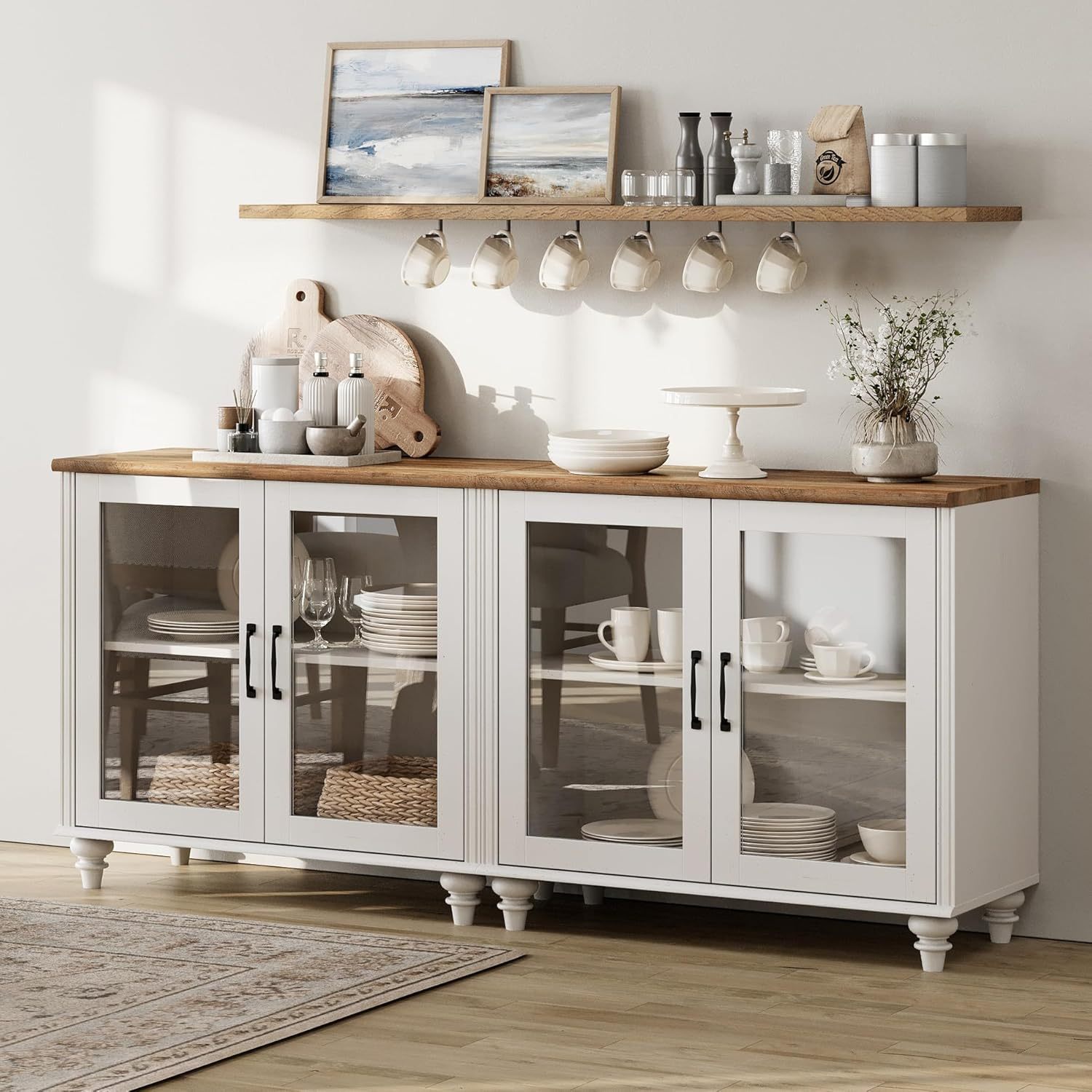 Credenza bicolore
