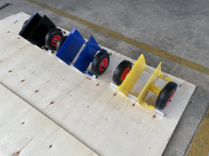Heavy Duty 1,200 Ibs Capacity Moving Dolly <strong>Cart</strong> with Adjustable Panel Steel Structure Two Wheels OEM Customizable - Product Image 4