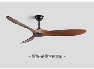 无灯吊扇，36英寸吊扇大风量5速可调，安静直流电机可逆3叶片2下杆 - Product Image 5