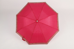 七彩手动开2折伞厂家批发便宜促销伞简易折叠伞带Logo - Product Image 3
