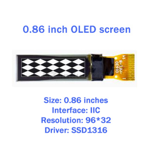 QZ BOM nuovo originale 0.86 pollici OLED schermo 9632 schermo LCD mostra schermo seriale interfaccia IIC I2C SSD1316 - Product Image 3