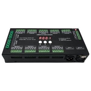 36 Kanäle Digital anzeige LED-Controller 36CH DMX512 Decoder für RGBW LED Strip Controller