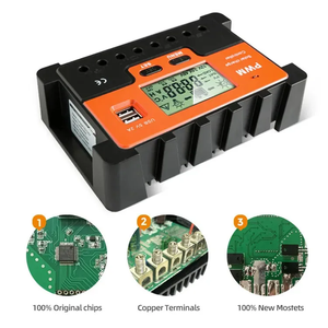 High <strong>Power</strong> 12v 24v 36v 48v 10a 20a 30a 40a 50a 60a 80a Lithium Battery Mini <strong>Pwm</strong> Solar Charger <strong>Controller</strong> - Product Image 3