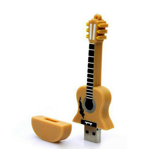 La migliore vendita personalizzata per chitarra in plastica USB Flash Drive Memory design moderno a buon mercato con Logo personalizzato in PVC Memory Stick - Product Image 2